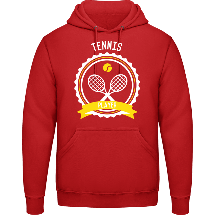 Tennis Player Emblem Sudadera con capucha contain pic
