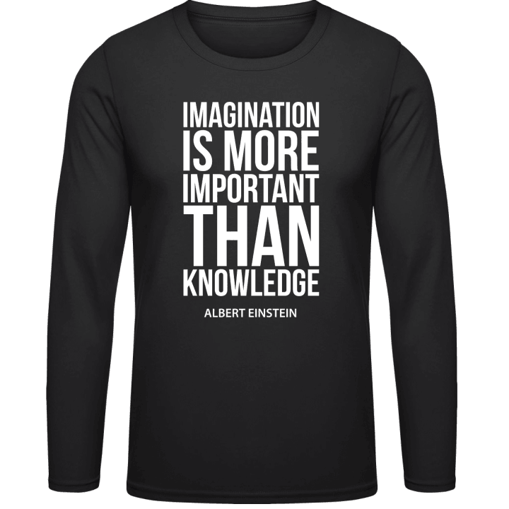 Imagination Is More Important Than Knowledge Langermet skjorte 0 image
