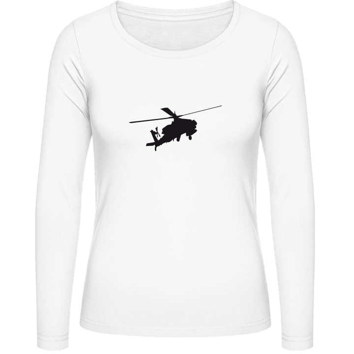 Hélicoptère T-shirt à manches longues pour femmes contain pic