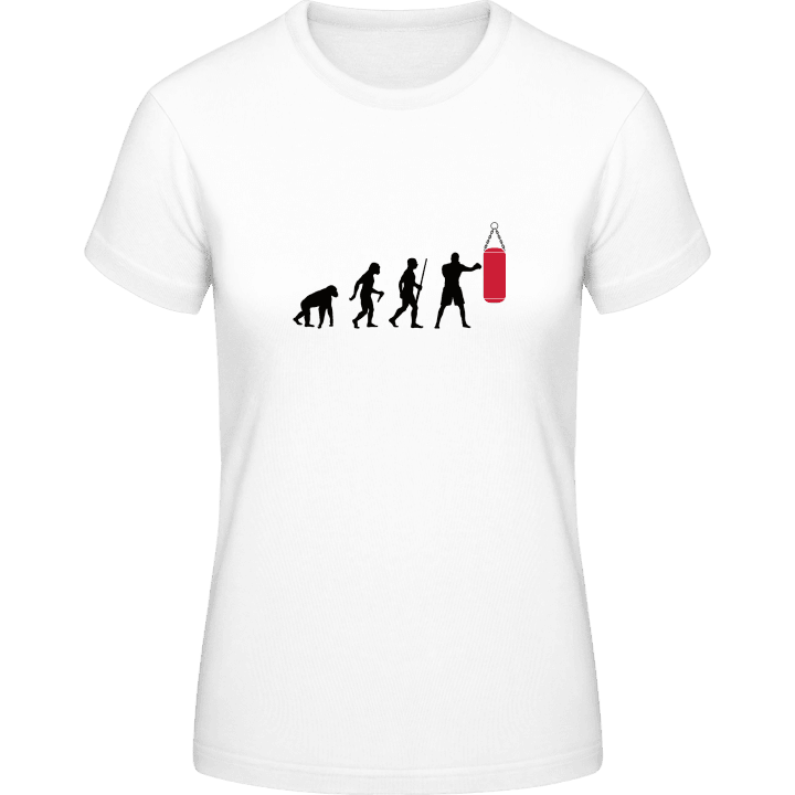 Evolution of Boxing T-skjorte for kvinner contain pic