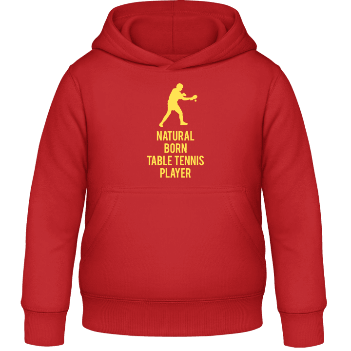 Natural Born Table Tennis Player Kids Hoodie contain pic