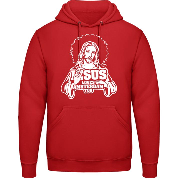 Jesus Loves Amsterdam Too Hoodie contain pic