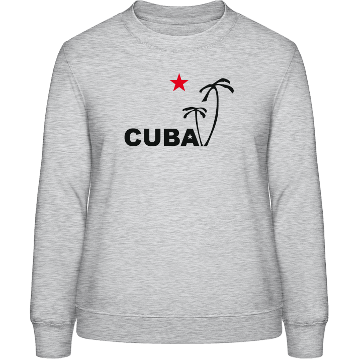 Cuba Palms Sweatshirt för kvinnor contain pic