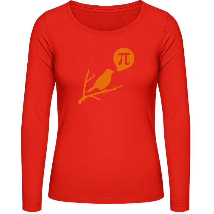 Oiseau Pi T-shirt à manches longues pour femmes 0 image