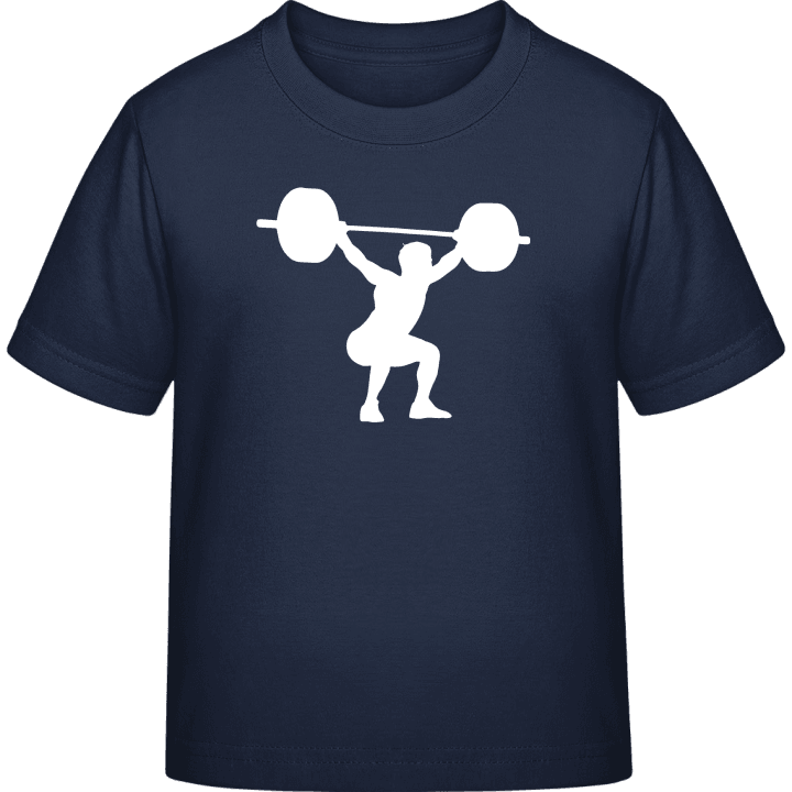 Weightlifter Action Kinderen T-shirt contain pic