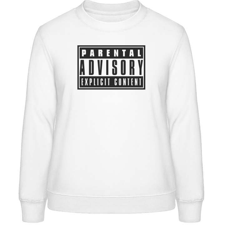Parental Advisory Frauen Sweatshirt contain pic