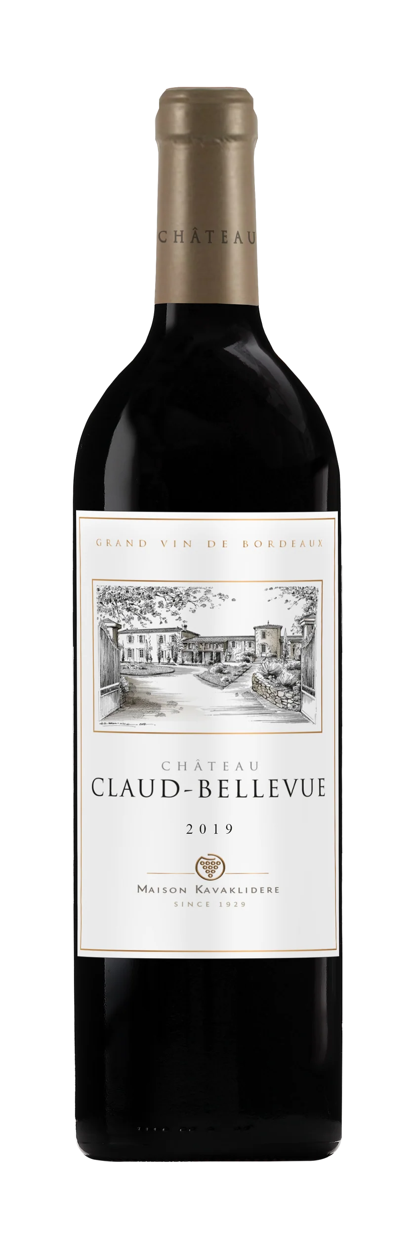 Maison Kavaklıdere | Château Claud-Bellevue | Castillon Côtes de Bordeaux | Rotwein | 75 cl 1