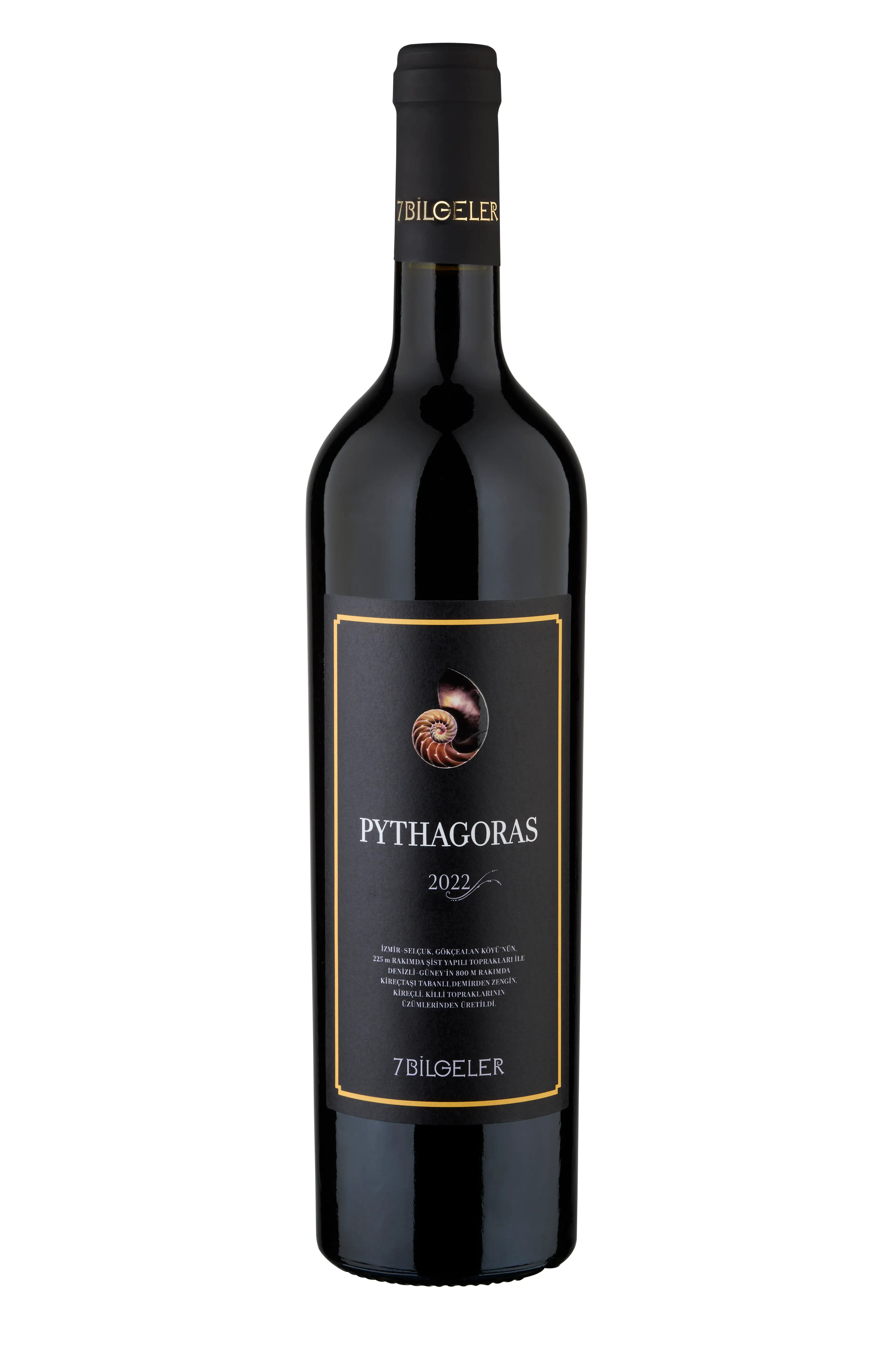 Yedi Bilgeler | Pythagoras | Cabernet Sauvignon · Merlot · Cabernet Franc · Petit Verdot | Rotwein | 75 cl 1