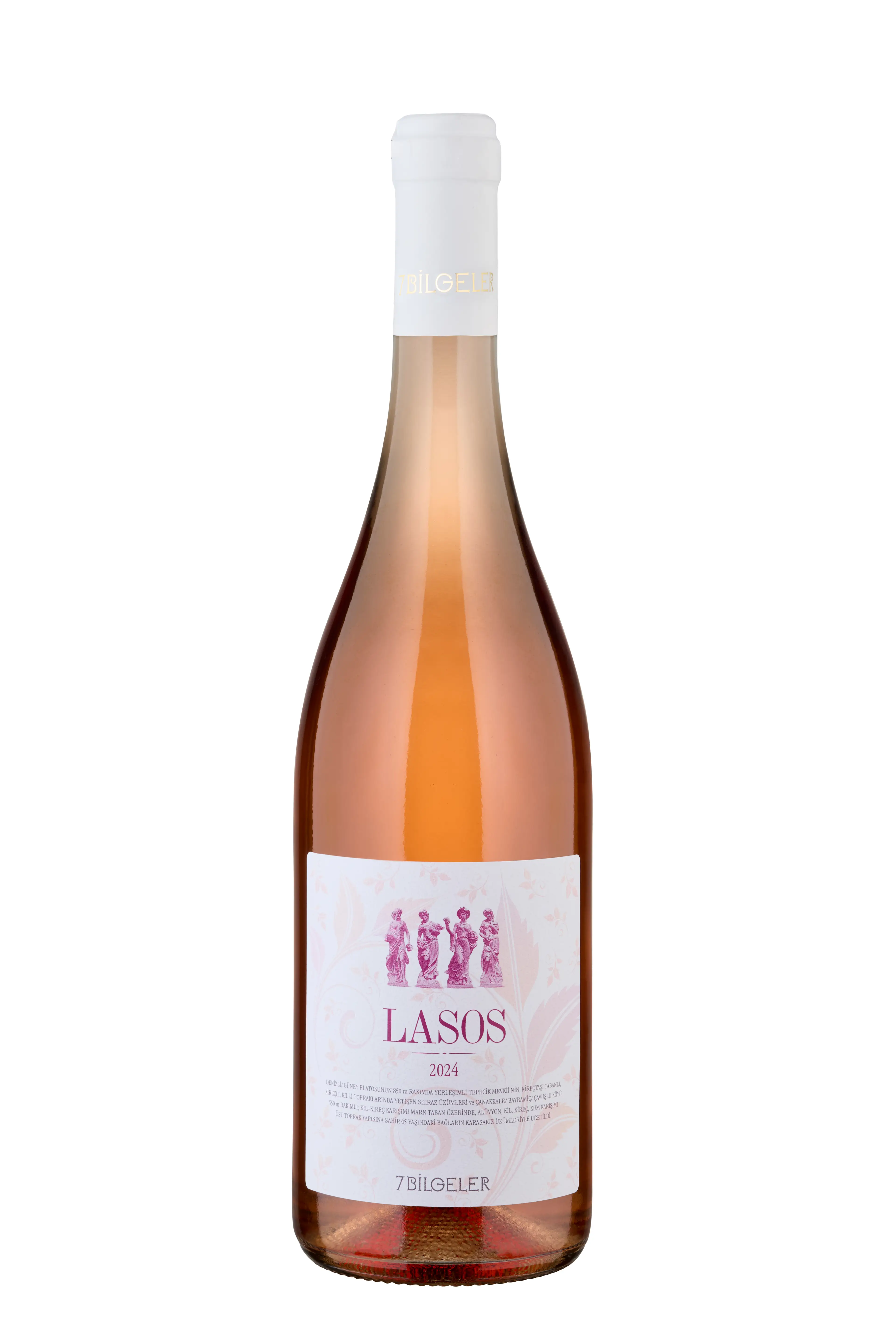 Yedi Bilgeler | Lasos | Öküzgözü · Shiraz | Roséwein | 75 cl 1