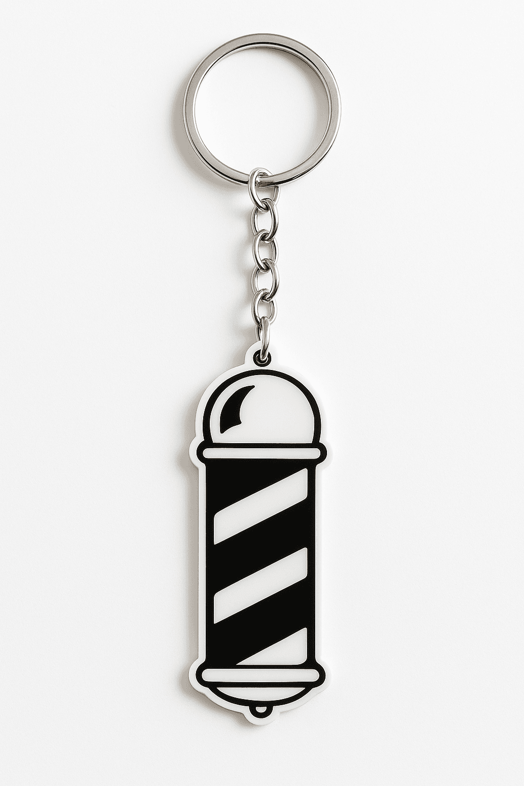 NFC-Barber Pole-Schlüsselanhänger