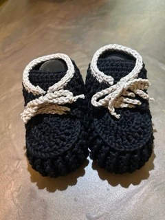 Baby Booties - schwarz