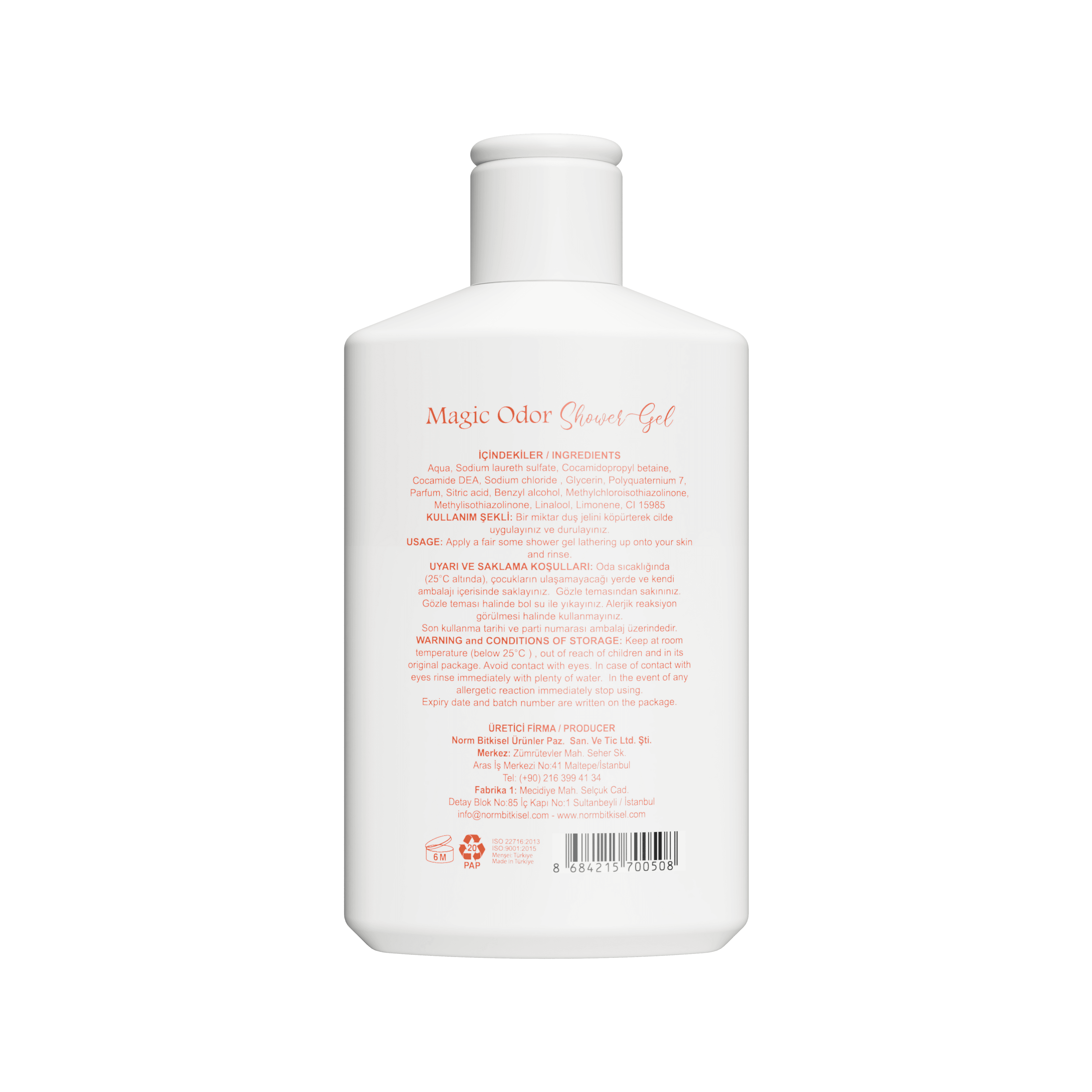 DUŞ JELİ - MAGIC ODOR 250 ML