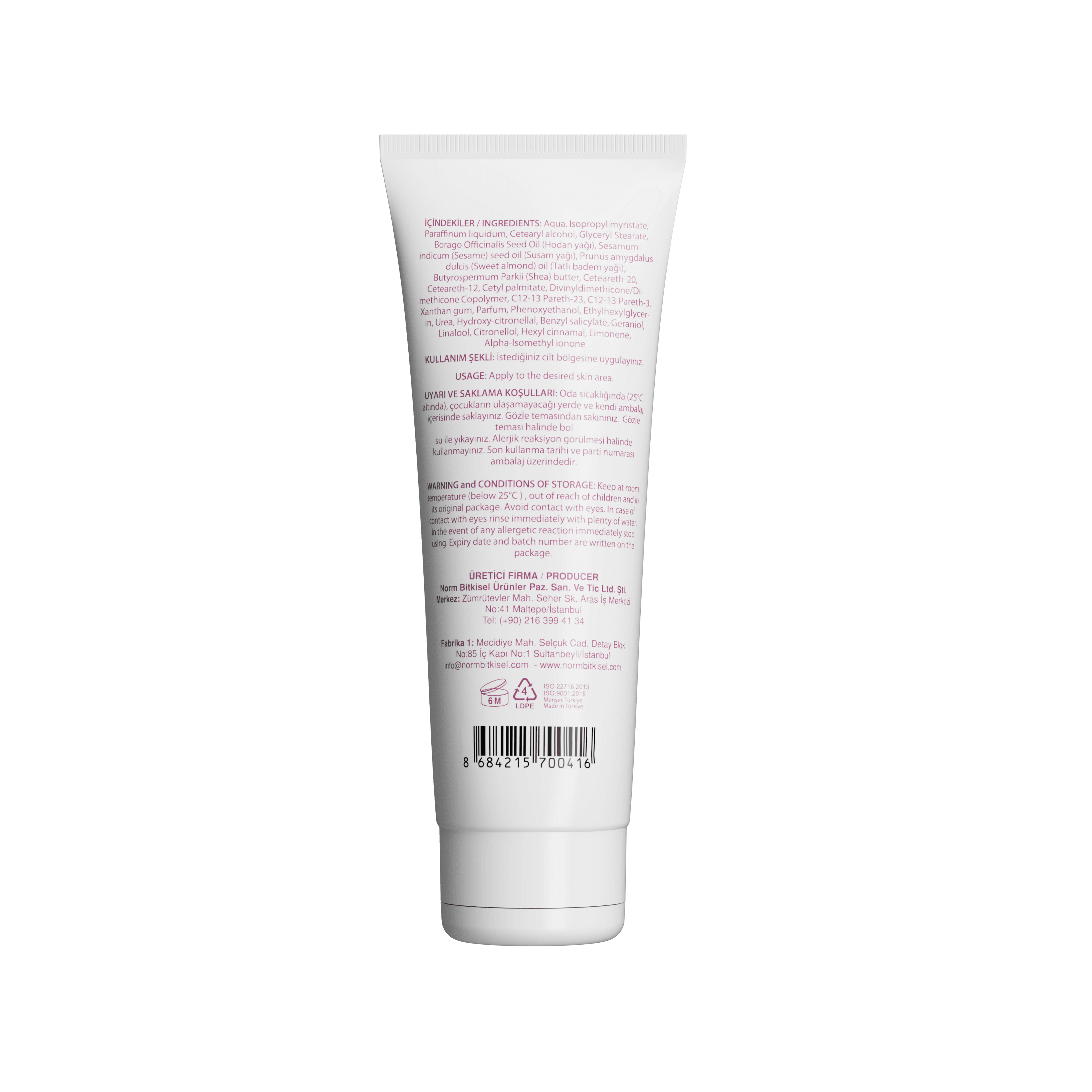 HAND & BODY CREAM ROSE CANDY