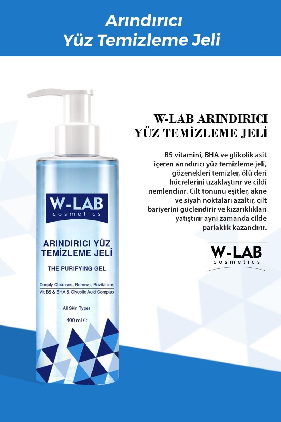 Arındırıcı Yüz Temizleme Jeli 400 ML