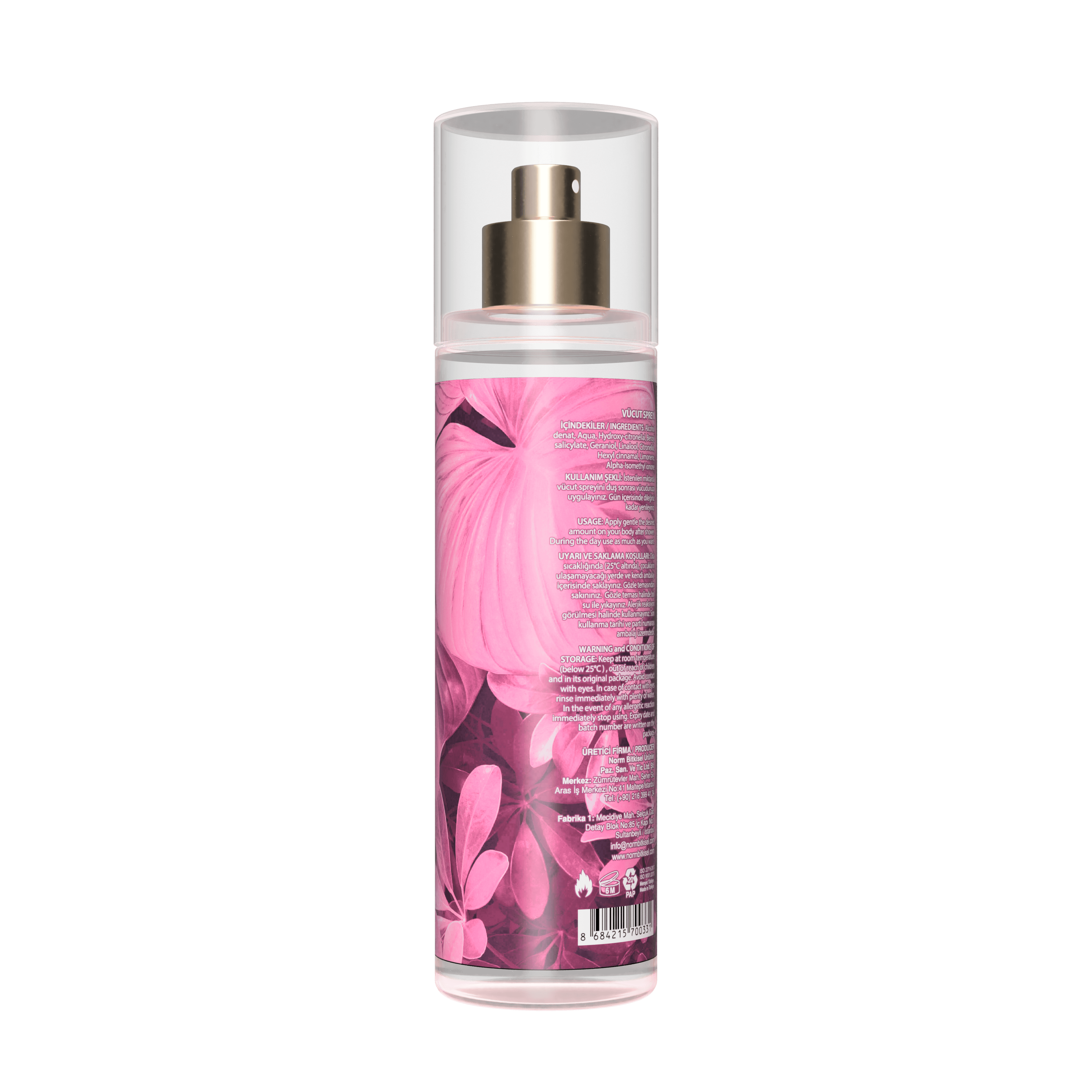 BODY MIST ROSE CANDY