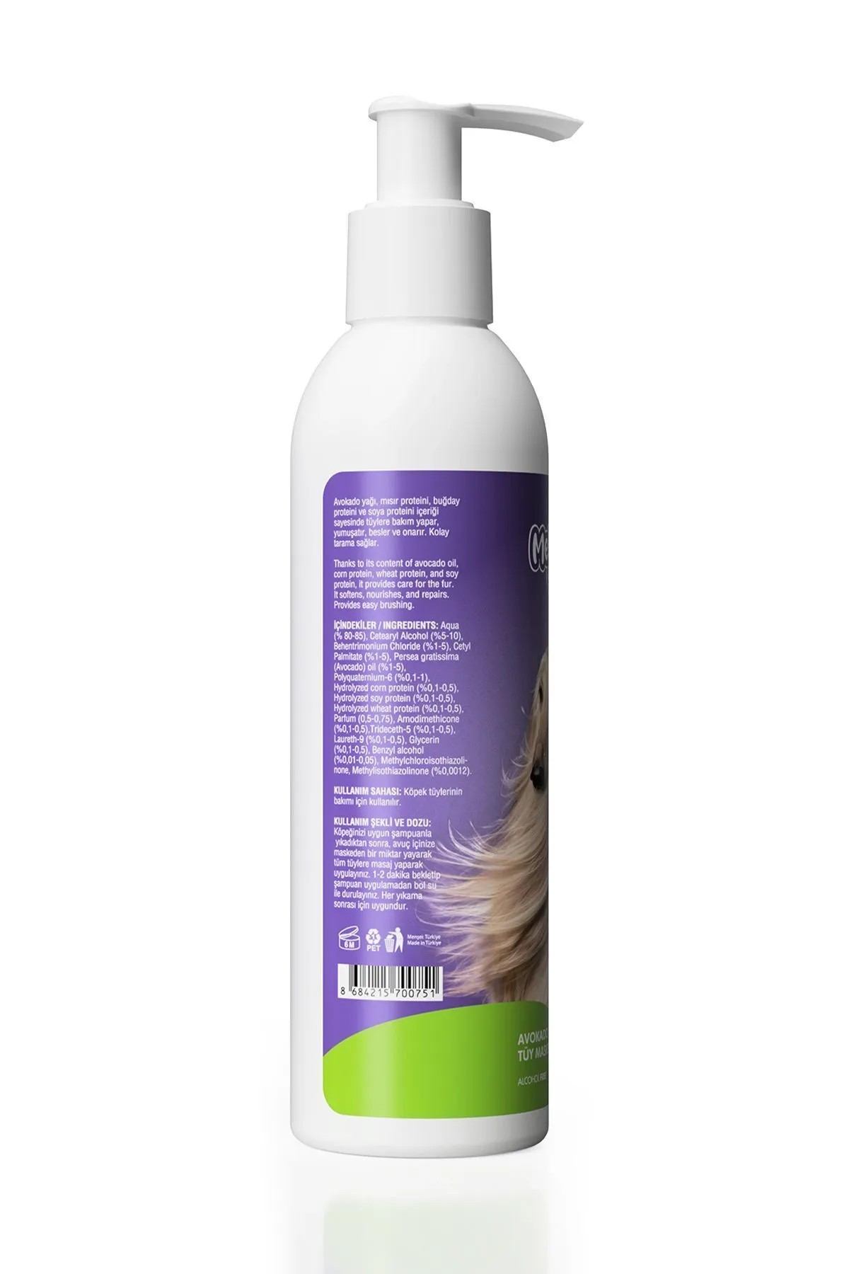 Avocado Haarmaske für Hunde - 190 ml