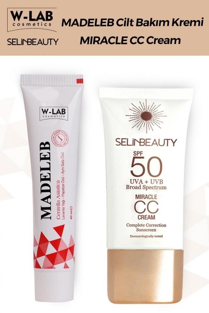 W Lab Madeleb Cream + Selin Beauty Miracle CC Cream Set