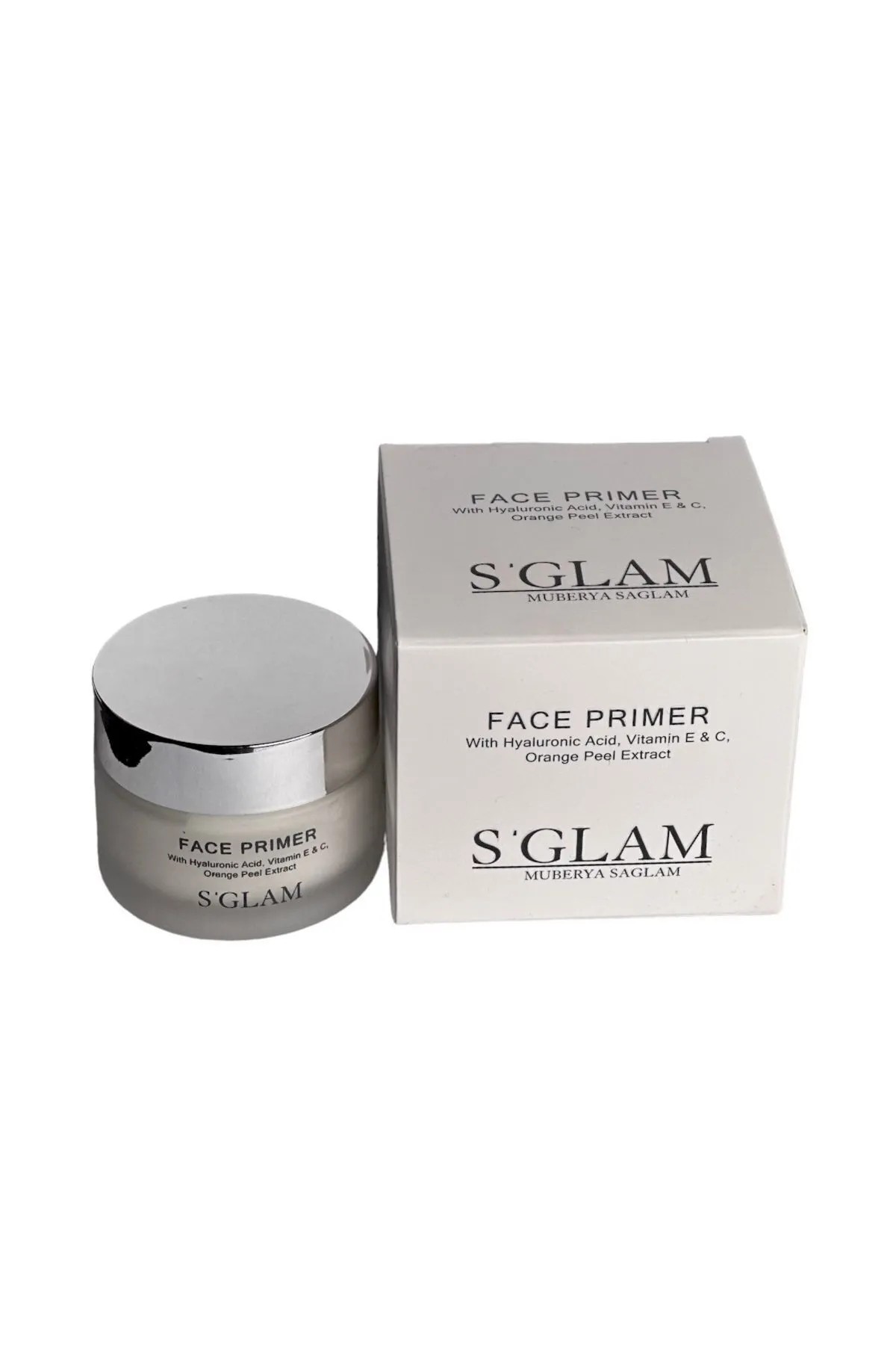 FACE PRIMER - With Hyaluronic Acid, Vitamin E & C, Orange Peel Extract