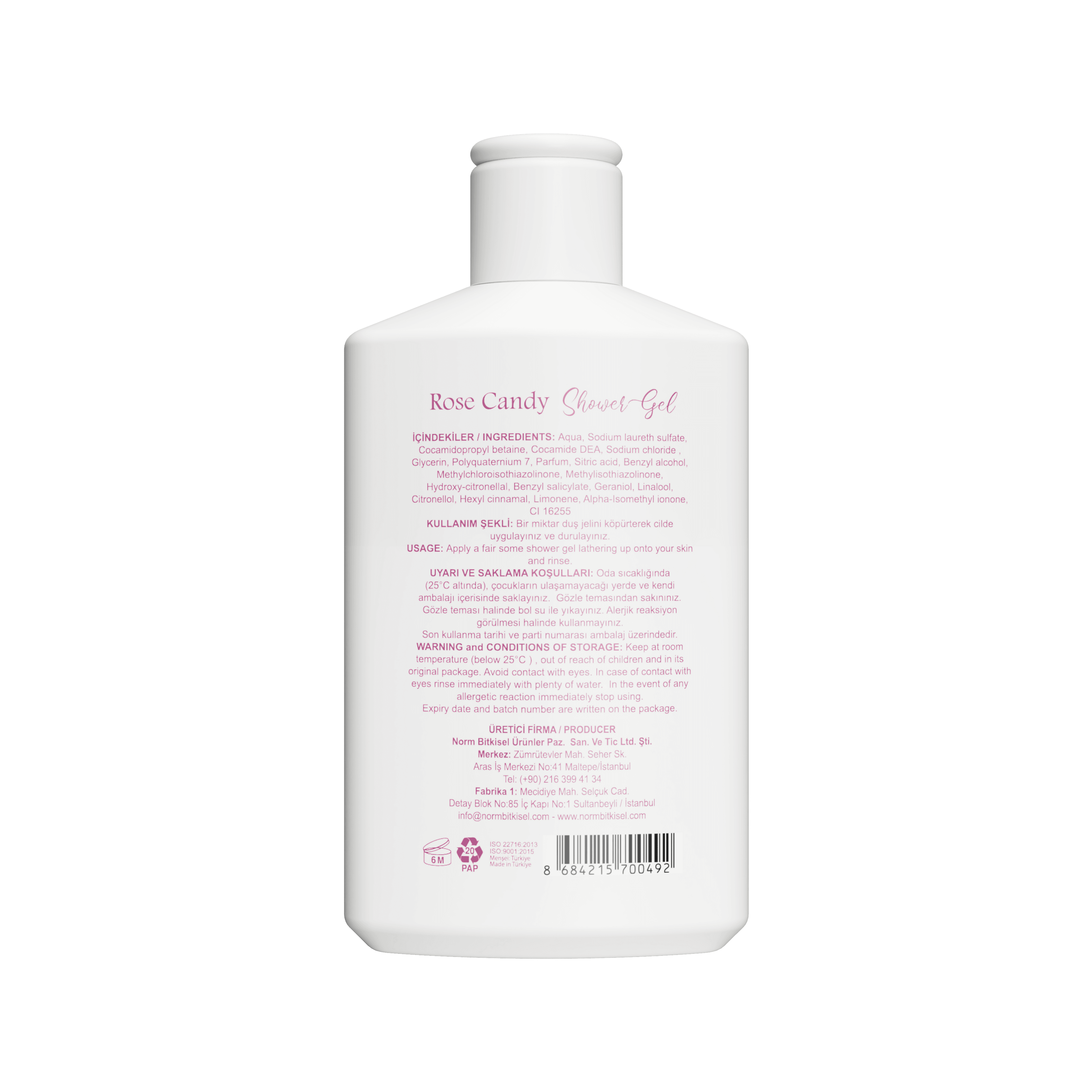 DUŞ JELİ - ROSE CANDY 250 ml