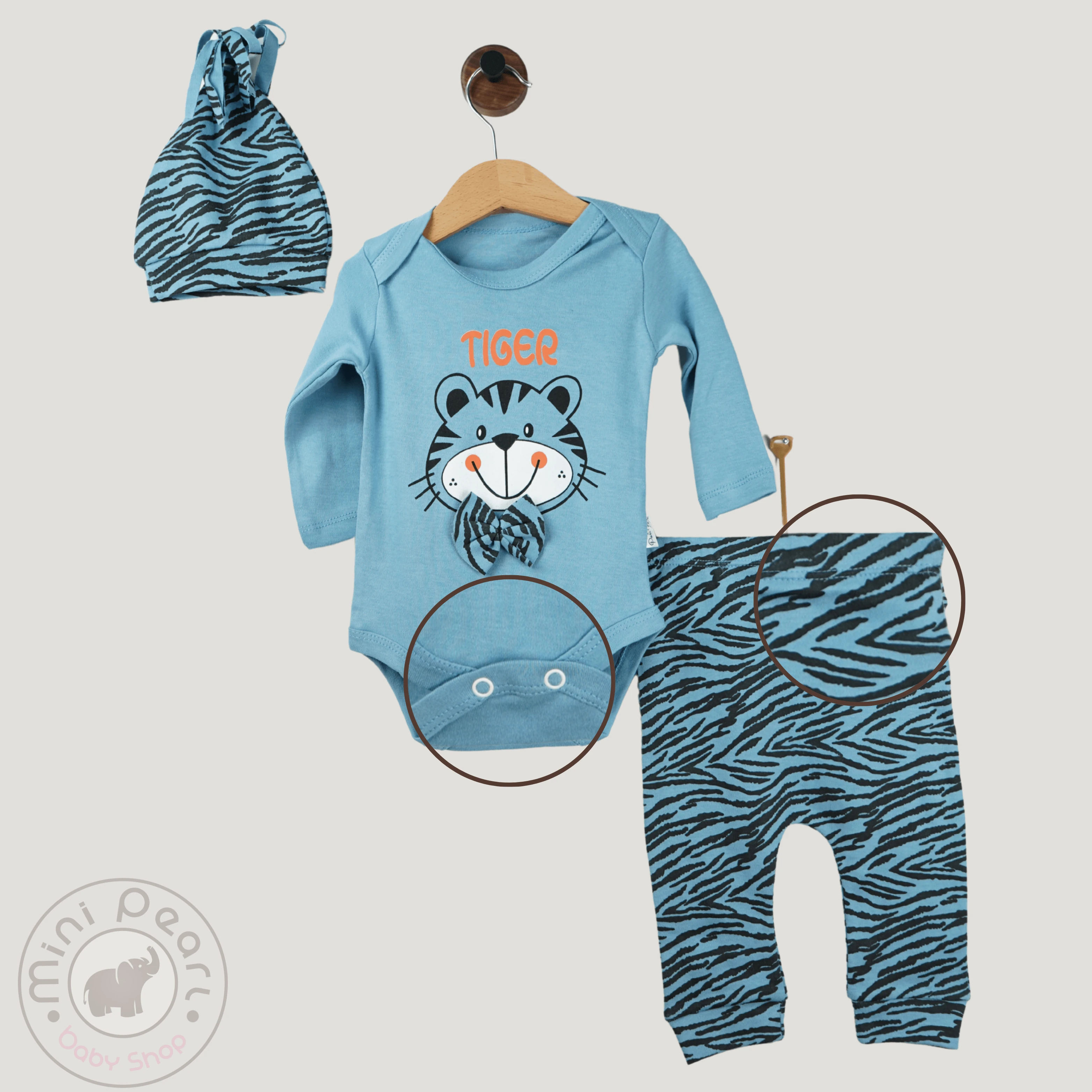 Baby Set „Kleiner Tiger“ – 3-teilig 