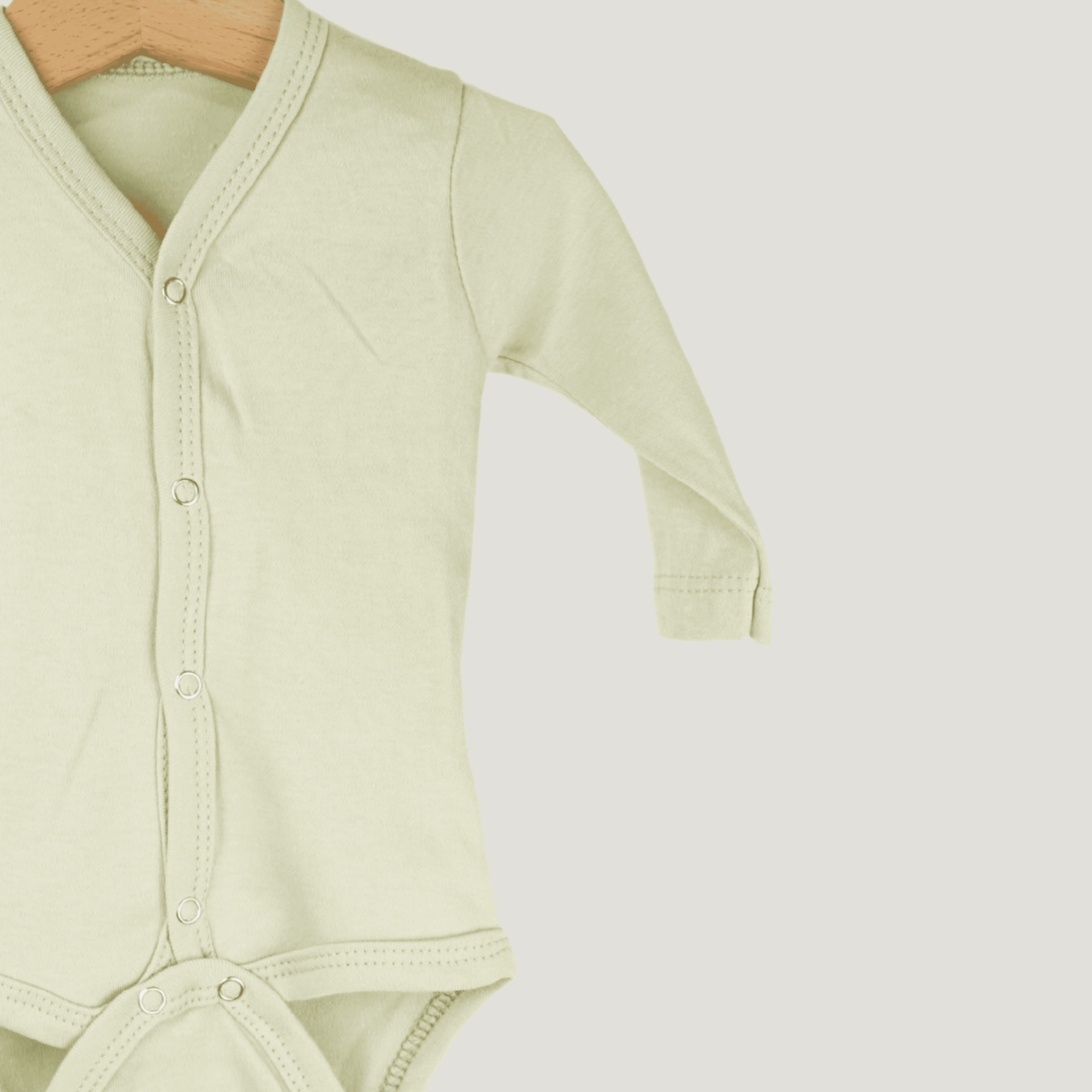 Langarm-Babybody mit Druckknöpfen