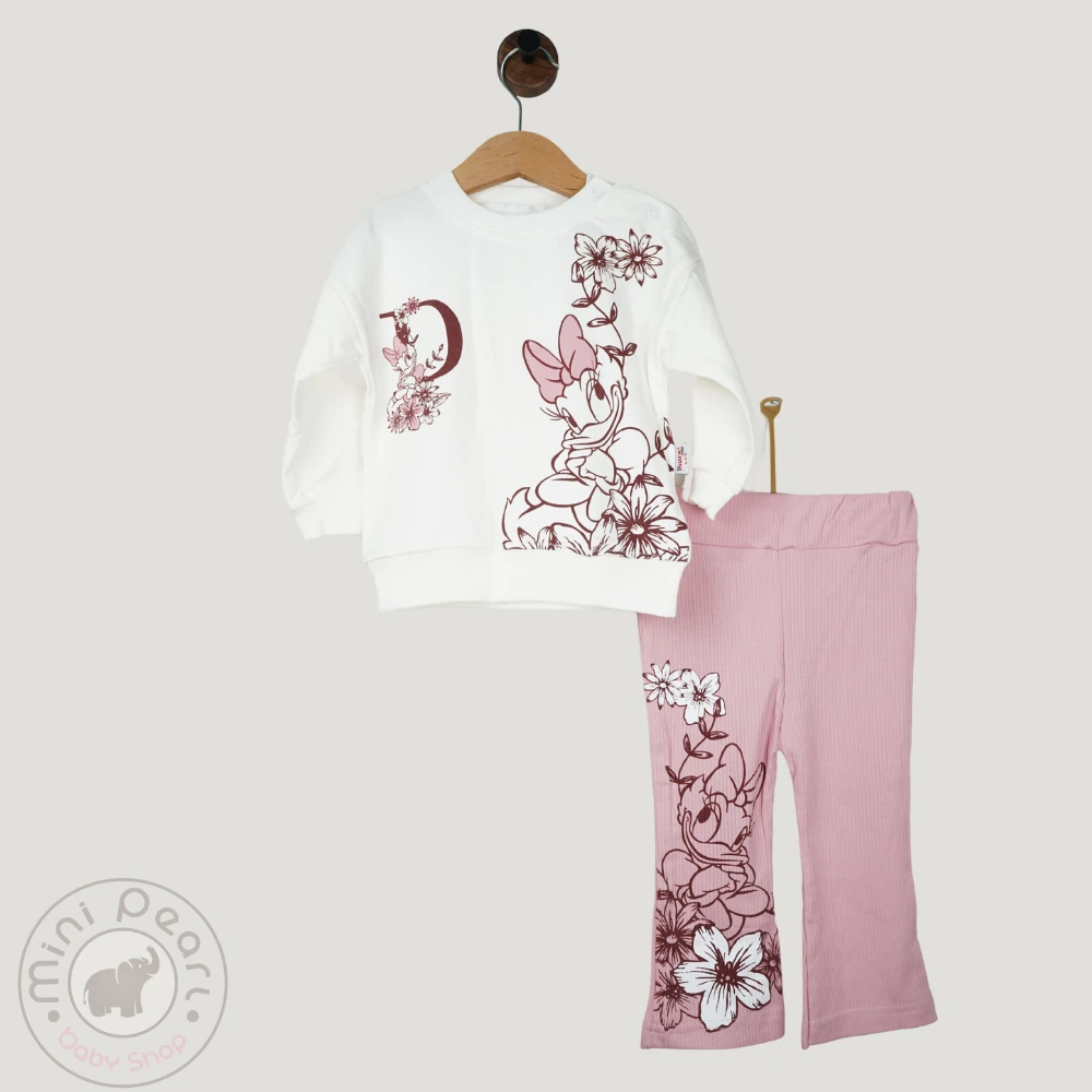 2-teiliges Babyset mit Disney-Motiv und floralen Details