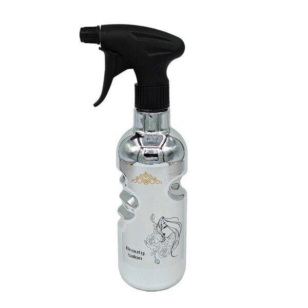 Ergonomische Handgriff-Wassersprühflasche – Silber 623-254