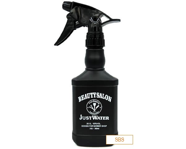 Barber Shop 300 ml Wassersprühflasche – Schwarz Matt-1