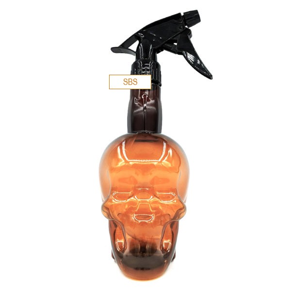 Wassersprühflasche – 600 ml – Orange Totenkopf-Stil