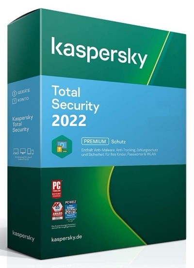 Kaspersky Total Security 1 Gerät 1 Jahr inkl. Antivirus per E-mail