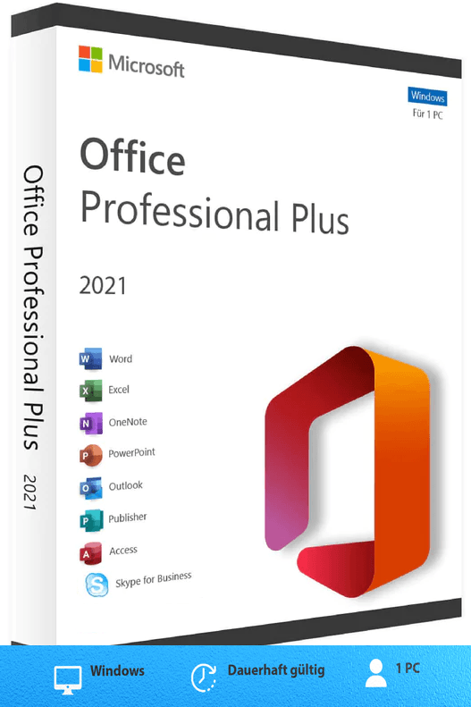 Microsoft Office 2021 Professional Plus  64 Bit Vollversion