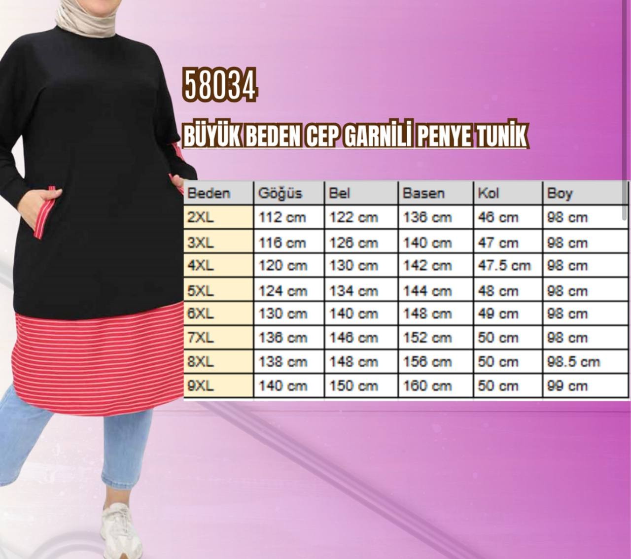 58034 - CEPLİ PENYE TUNİK