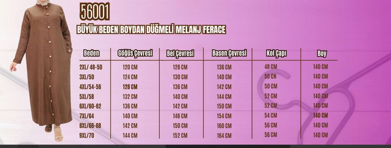 DÜĞMELİ MELANJ FERACE