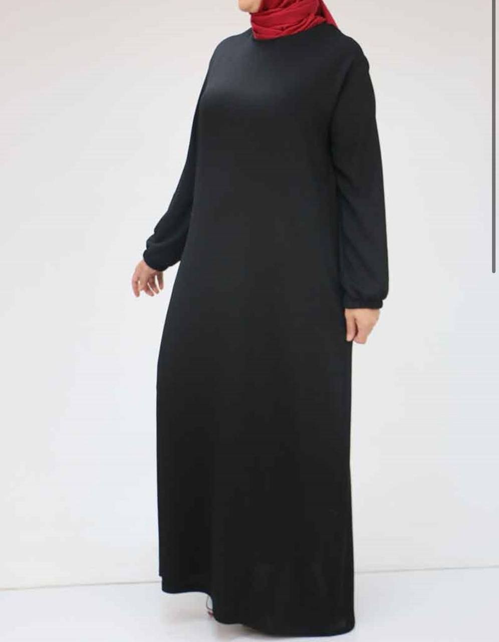 KOLU LASTİKLİ ELBİSE