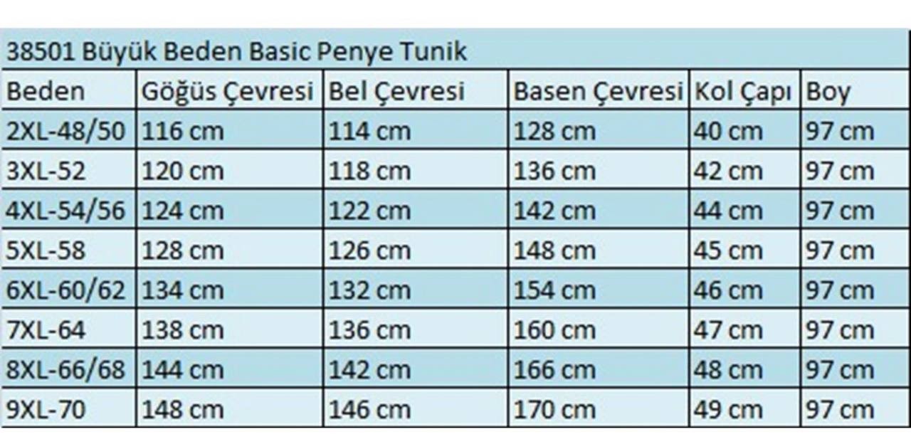 38501 - UZUN PENYE TUNİK 