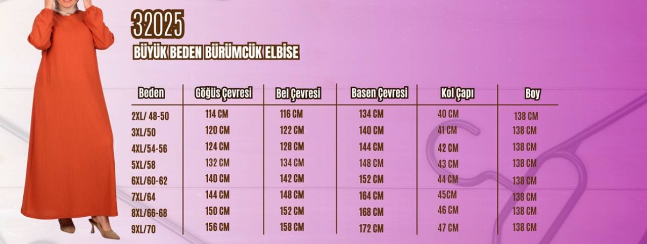 KOLU LASTİKLİ ELBİSE