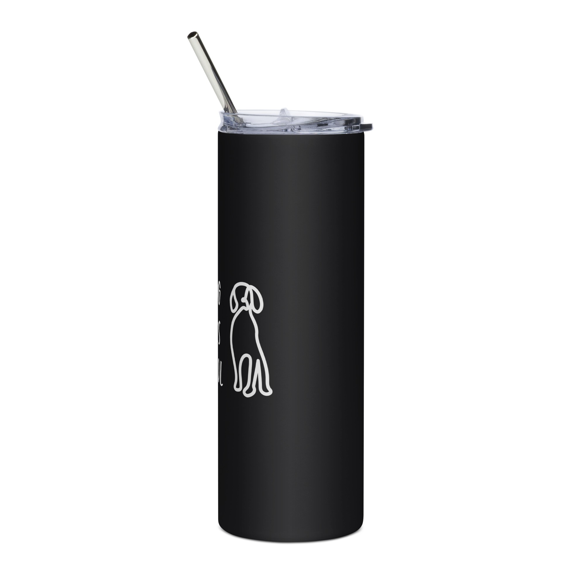 Stainless steel tumbler "My dog thinks I´m cool"