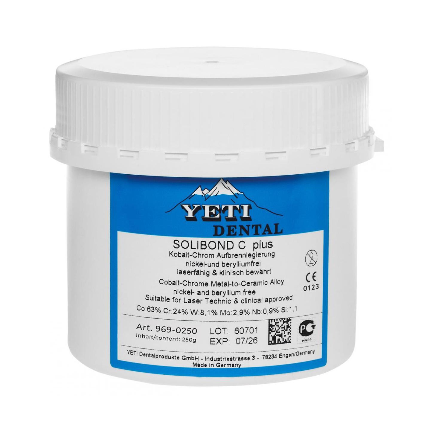 YETI DENTAL | Métal Fixe - SOLIBOND C plus - 1kg