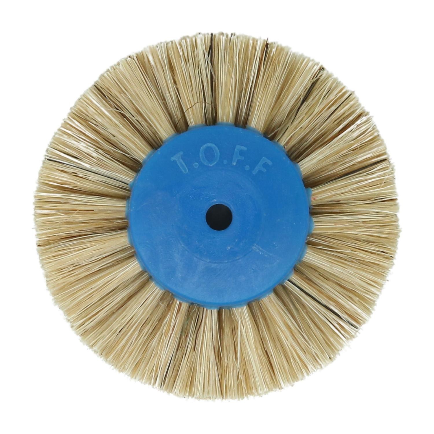 Brosse à polir 3 rangs 60 toff - Blanc