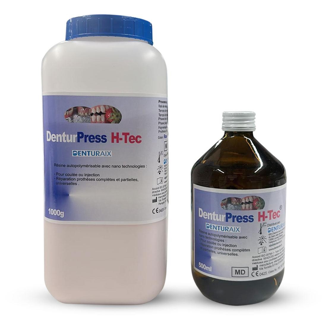 Denturaix | Résine DenturPress HTEC – Poudre + Liquide