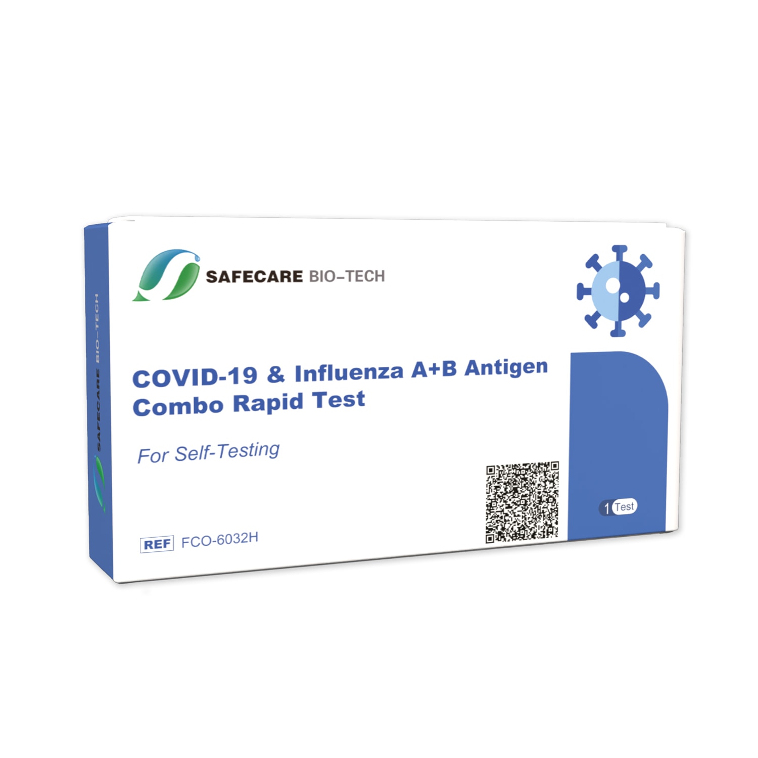 Safecare | Autotest Antigénique Combo 2 en 1 – Grippe / Covid 19