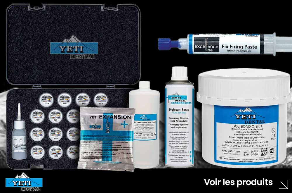 Produits YETI Dental & Alternatives | Guide complet pour laboratoires – Denturaix