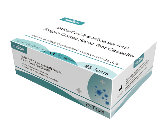 Test rapide combiné antigènes SARS-CoV-2 & Influenza A+B – Autotest