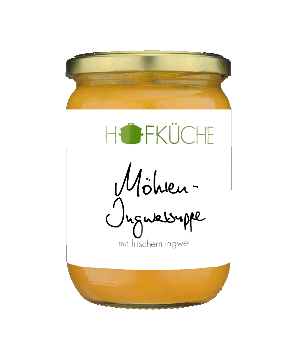 Möhren-Ingwersuppe vegetarisch- Hofküche