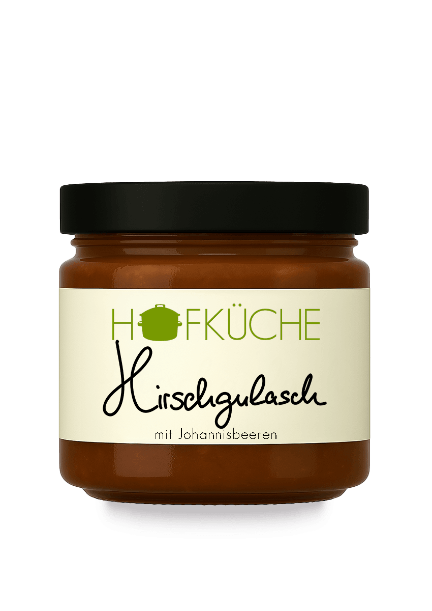 Hirschgulasch mit feinstem Fleisch aus der Heide- Hofküche