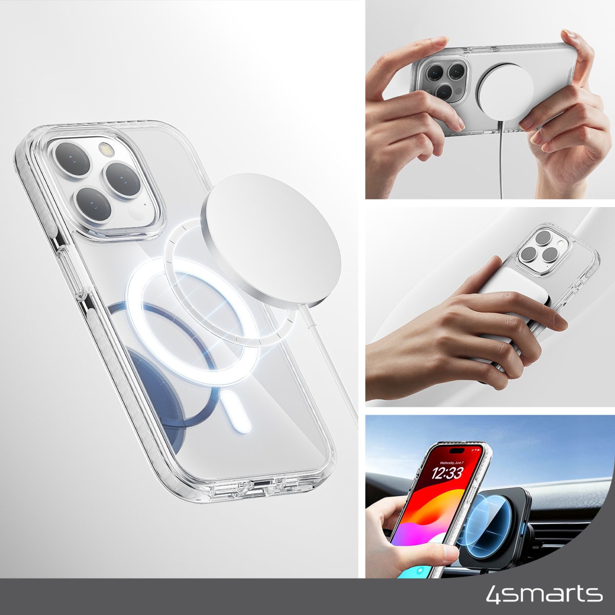 Hybrid Case Guard 3m Drop für Apple iPhone 15 Pro MagSafe-kompatibel