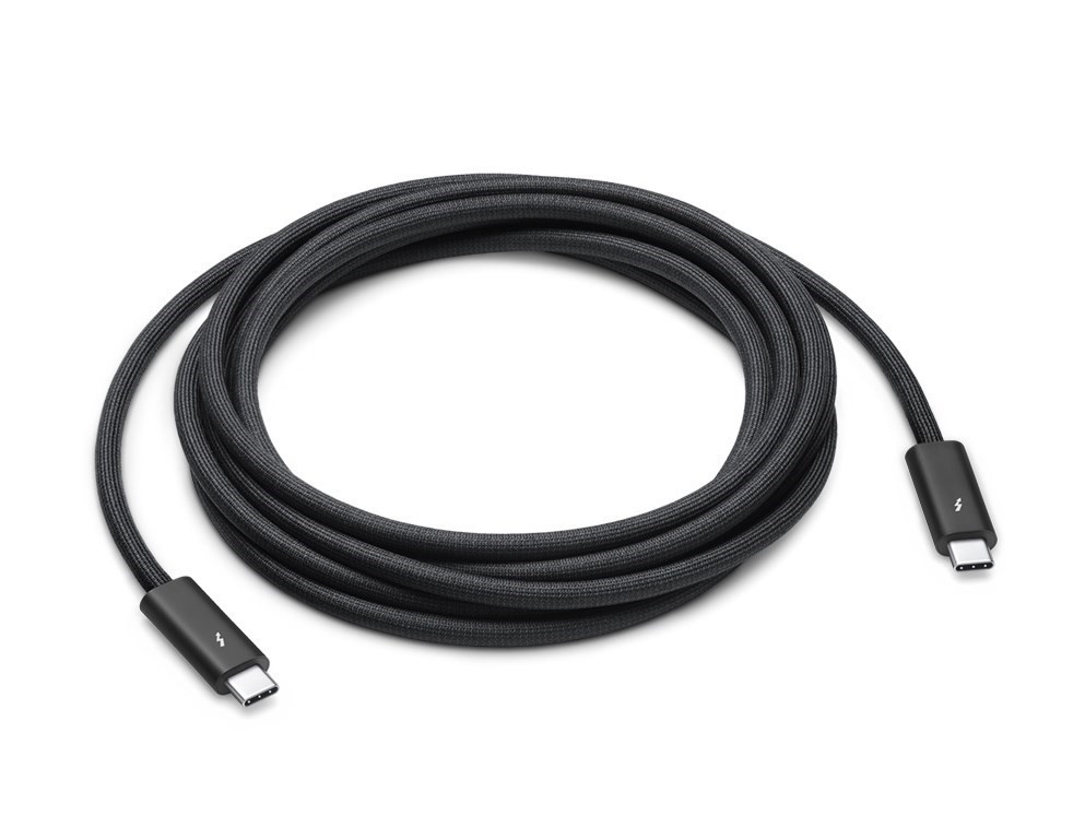 Apple Thunderbolt 4 Pro USB-C Kabel 3m schwarz
