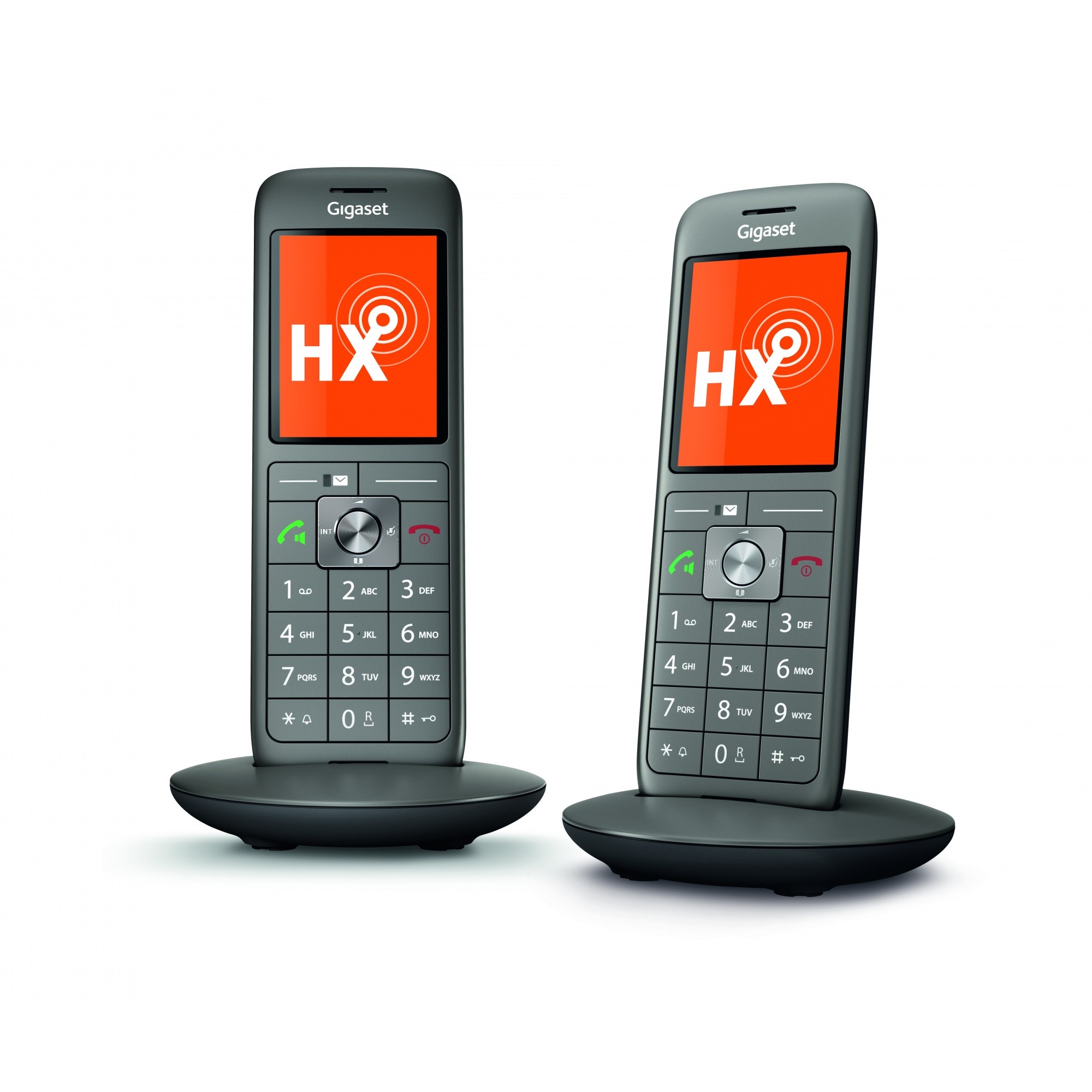 Gigaset CL660HX Duo 2 Mobilteile mit Ladeschale - anthrazit