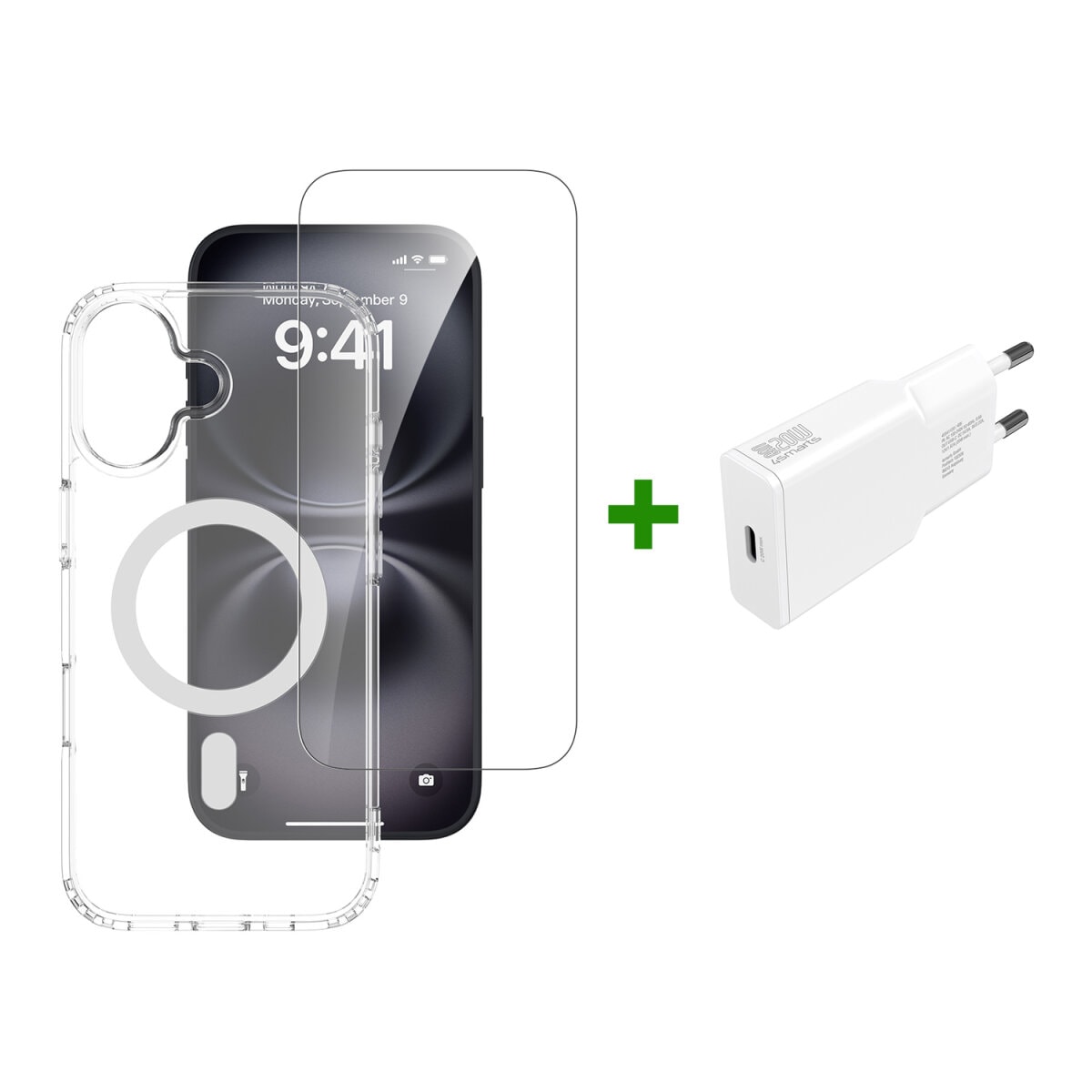 3in1 Premium Starter Set für Apple iPhone 17 MagSafe-kompatibel