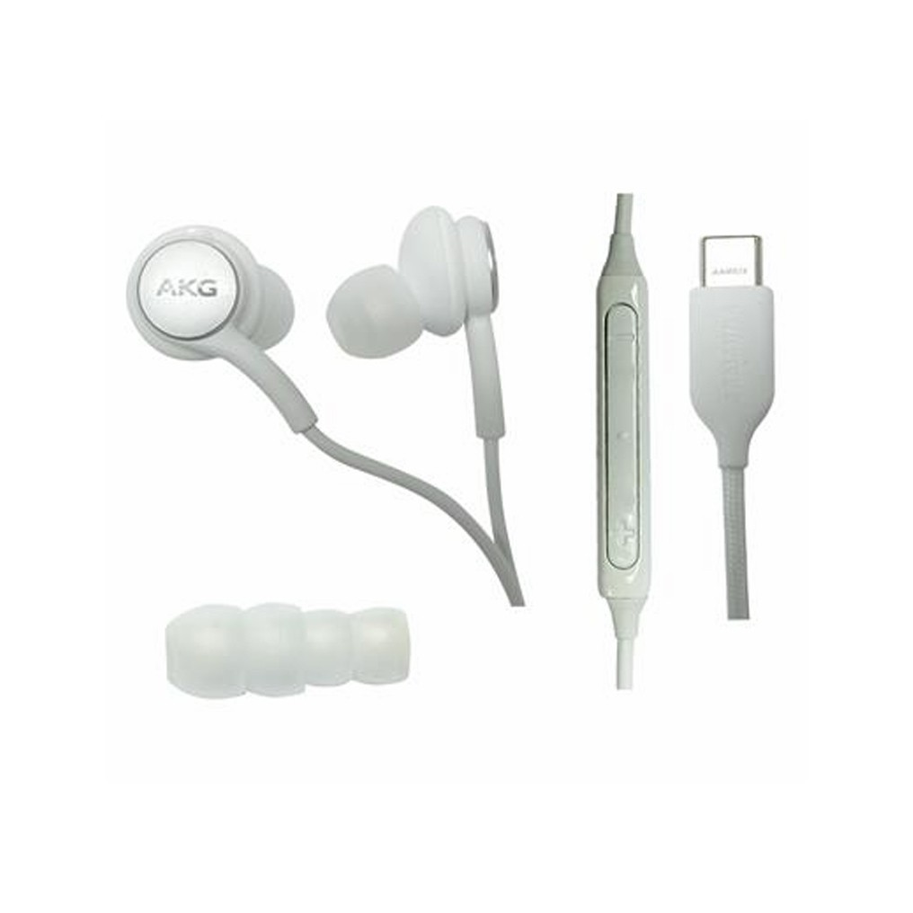 Samsung - EO-IC100BWEG - Original AKG In-Ear Typ C Headset - White BULK